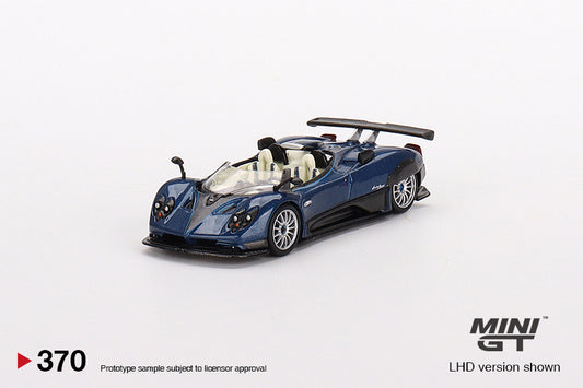 Mini GT No.370 Pagani Zonda HP Barchetta Blue Tricolore