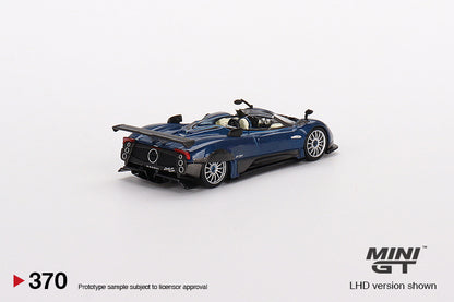 Mini GT No.370 Pagani Zonda HP Barchetta Blue Tricolore