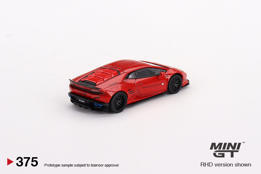 Mini GT No.375 LB★WORKS Lamborghini Huracán ver. 2 Red