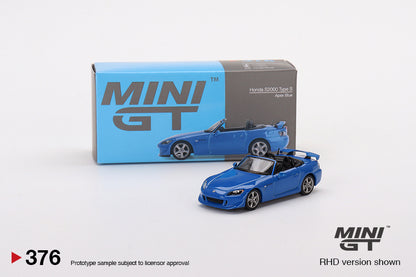 Mini GT No.376 Honda S2000 (AP2) Type S Apex Blue