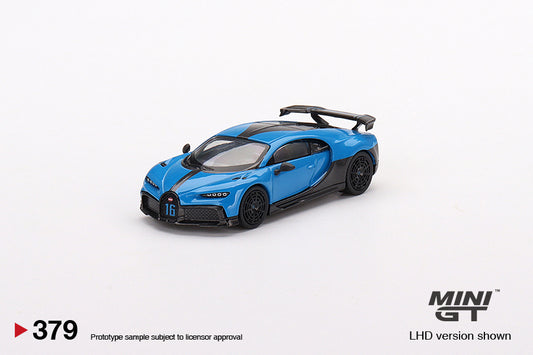 Mini GT No.379 Bugatti Chiron Pur Sport Blue