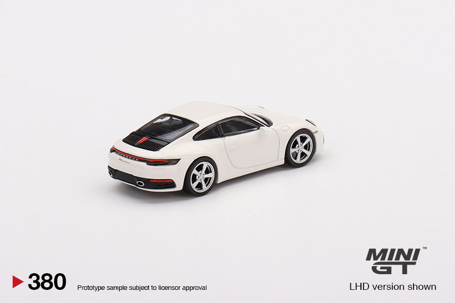 Mini GT No.380 Porsche 911 (992) Carrera S White