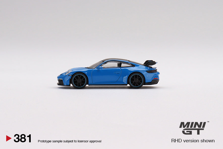Mini GT No.381 Porsche 911 (992) GT3 Shark Blue