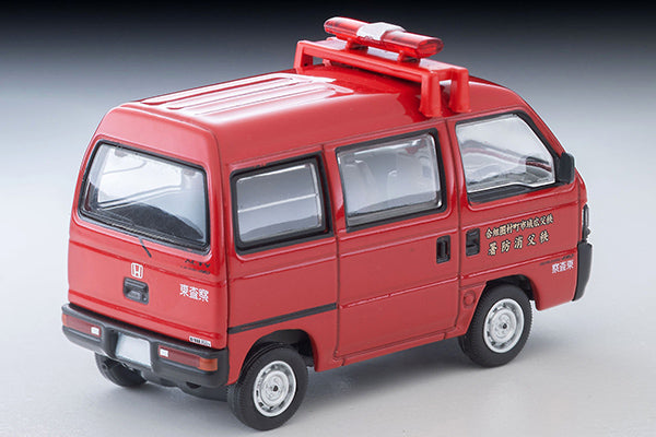 *Pre-Order* Tomytec Tomica Limited Vintage Neo LV-N387a Honda Acty Van Inspection and Guidance Vehicle (Chichibu Fire Station)