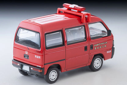 *Pre-Order* Tomytec Tomica Limited Vintage Neo LV-N387a Honda Acty Van Inspection and Guidance Vehicle (Chichibu Fire Station)