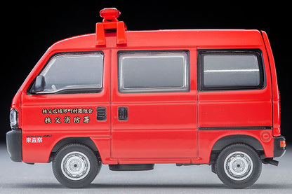 *Pre-Order* Tomytec Tomica Limited Vintage Neo LV-N387a Honda Acty Van Inspection and Guidance Vehicle (Chichibu Fire Station)