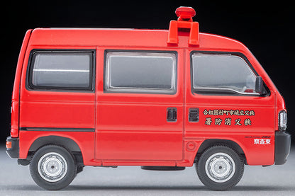 *Pre-Order* Tomytec Tomica Limited Vintage Neo LV-N387a Honda Acty Van Inspection and Guidance Vehicle (Chichibu Fire Station)