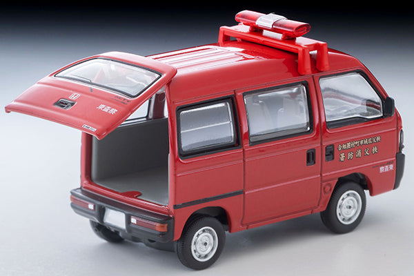 *Pre-Order* Tomytec Tomica Limited Vintage Neo LV-N387a Honda Acty Van Inspection and Guidance Vehicle (Chichibu Fire Station)