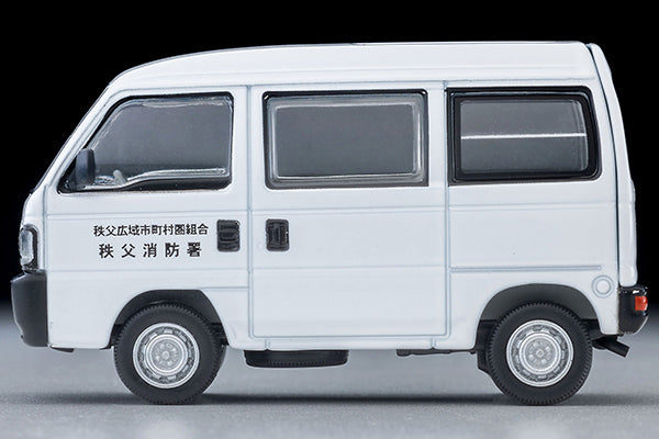 *Pre-Order* Tomytec Tomica Limited Vintage Neo LV-N388a Honda Acty Van Liaison Vehicle (Chichibu Fire Station) (White)