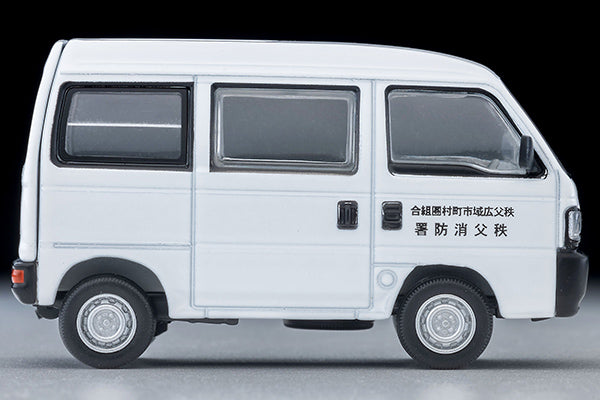 *Pre-Order* Tomytec Tomica Limited Vintage Neo LV-N388a Honda Acty Van Liaison Vehicle (Chichibu Fire Station) (White)