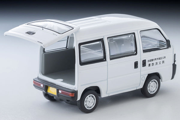 *Pre-Order* Tomytec Tomica Limited Vintage Neo LV-N388a Honda Acty Van Liaison Vehicle (Chichibu Fire Station) (White)