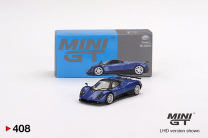 Mini GT No.408 Pagani Zonda F Blu Argentina