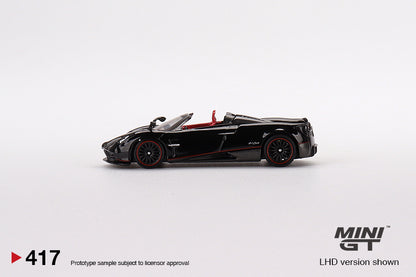 Mini GT No.417 Pagani Huayra Roadster Black