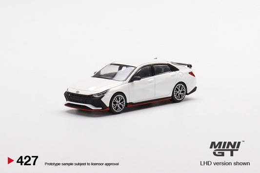 Mini GT No.427 Hyundai Elantra N Ceramic White