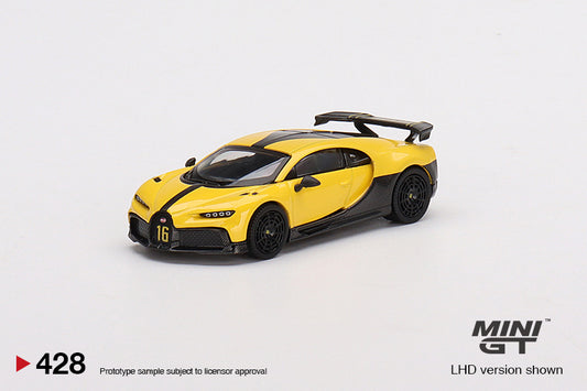 Mini GT No.428 Bugatti Chiron Pur Sport Yellow