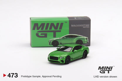 Mini GT No.473 Bentley Continental GT Speed Apple Green