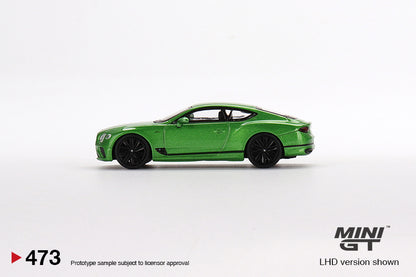 Mini GT No.473 Bentley Continental GT Speed Apple Green