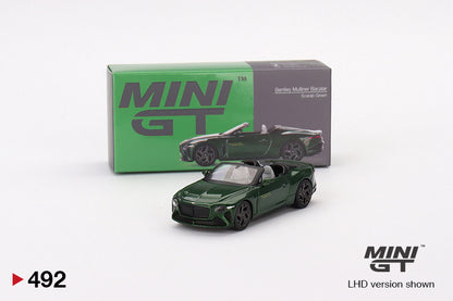 Mini GT No.492 Bentley Mulliner Bacalar Scarab Green