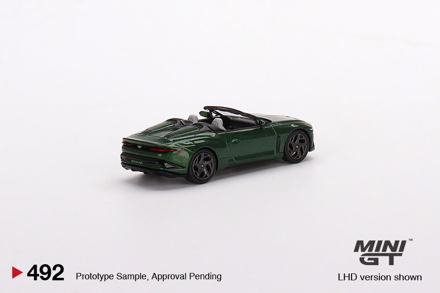 Mini GT No.492 Bentley Mulliner Bacalar Scarab Green