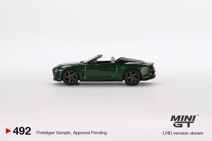 Mini GT No.492 Bentley Mulliner Bacalar Scarab Green