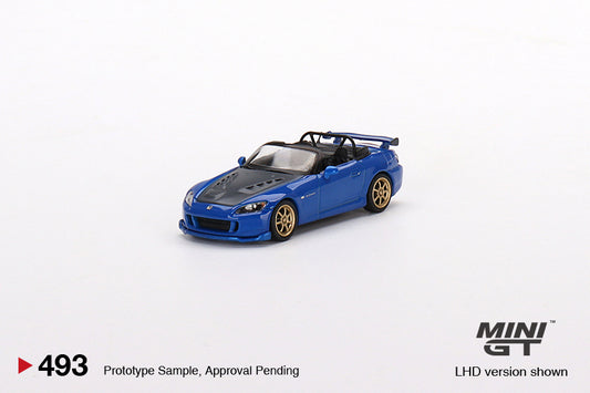 Mini GT No.493 Honda S2000 (AP2) Mugen Monte Carlo Blue Pearl