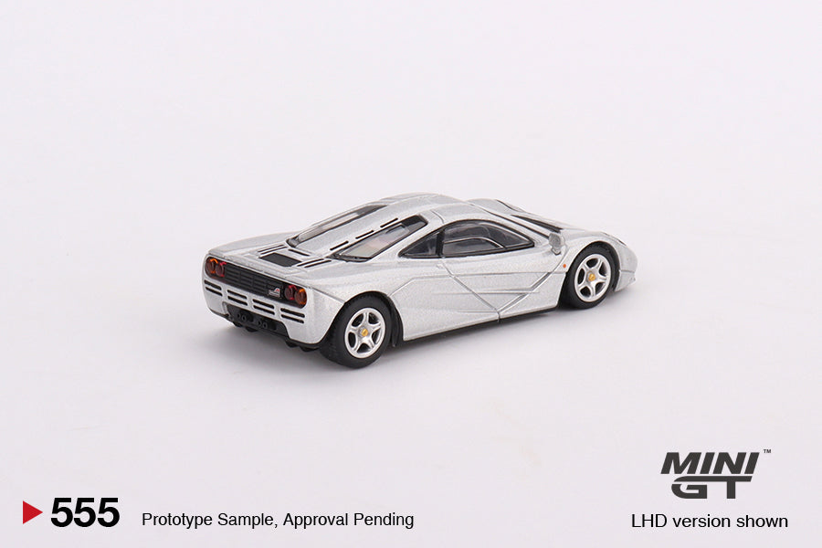 Mini GT No.555 McLaren F1 Magnesium Silver