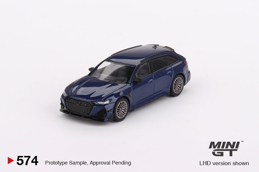 Mini GT No.574 ABT Audi RS6-R Navarra Blue Metallic