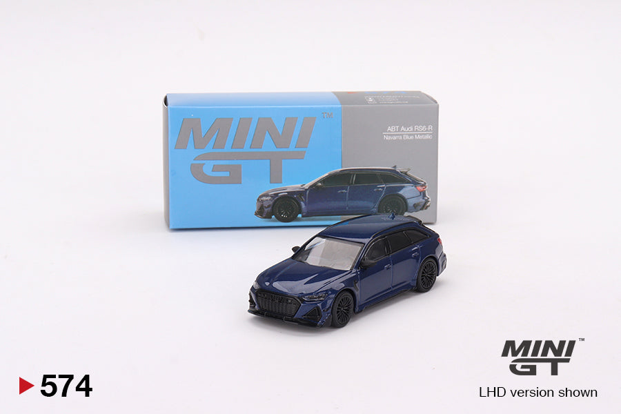 Mini GT No.574 ABT Audi RS6-R Navarra Blue Metallic