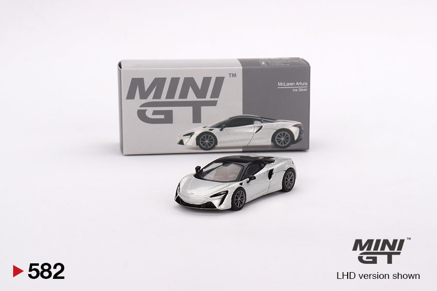 Mini GT No.582 McLaren Artura Ice Silver