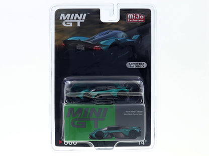 Mini GT No.600 Aston Martin Valkyrie Aston Martin Racing Green (Blister Pack) - MiJo Exclusives