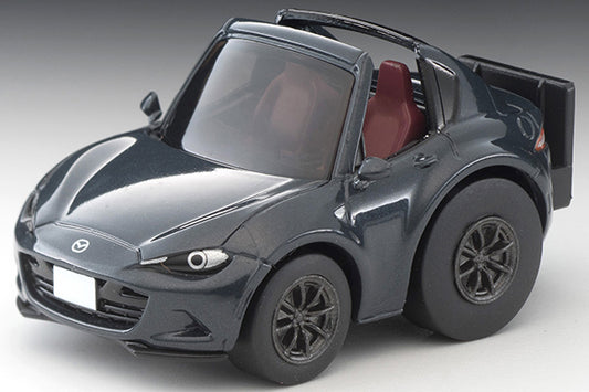 Tomytec Choro Q Zero Z-60c Mazda Roadster RF Open Roof Version (Grey)