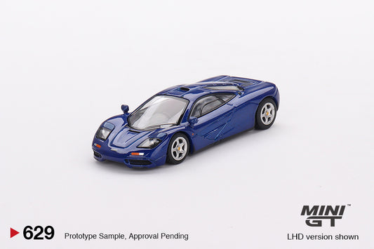 Mini GT No.629 McLaren F1 Cobalt Blue