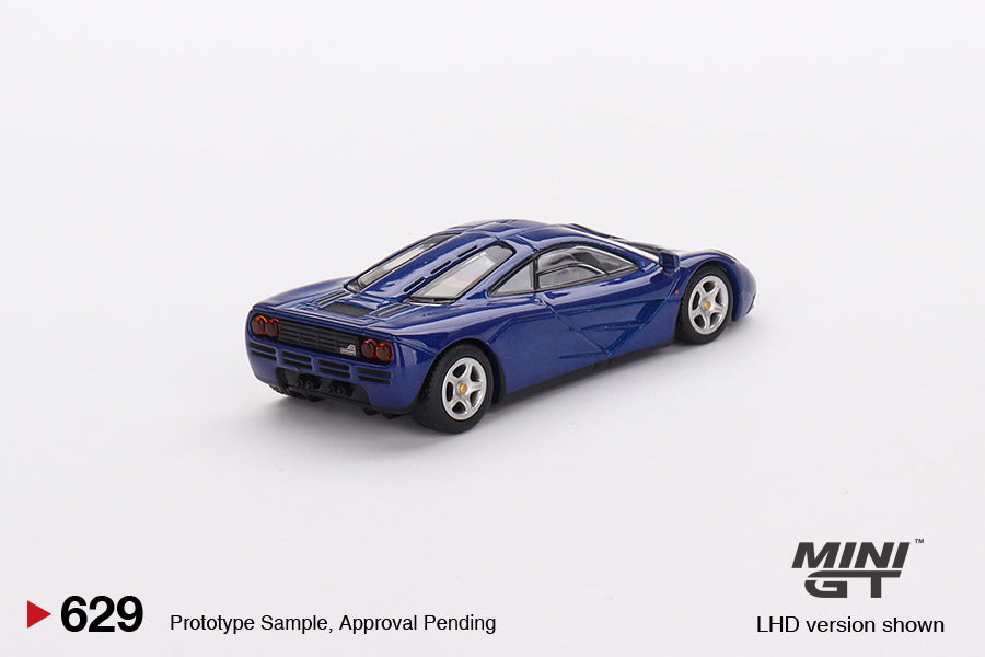 Mini GT No.629 McLaren F1 Cobalt Blue