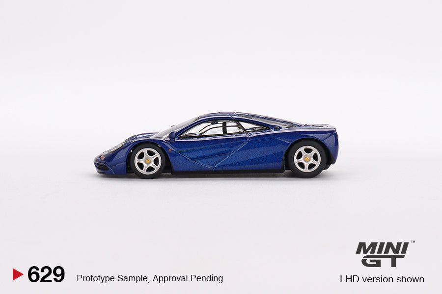 Mini GT No.629 McLaren F1 Cobalt Blue