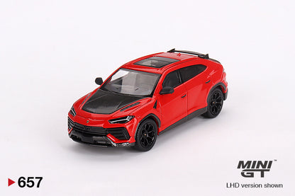 Mini GT No.657 Lamborghini Urus Performante Rosso Mars