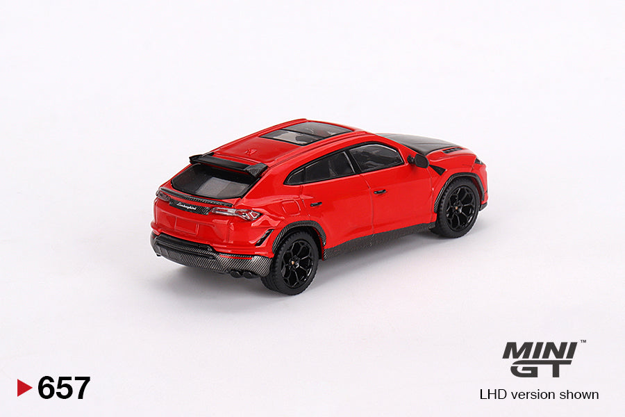 Mini GT No.657 Lamborghini Urus Performante Rosso Mars