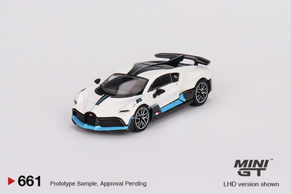 Mini GT No.661 Bugatti Divo White