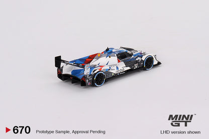 Mini GT No.670 BMW M Hybrid V8 GTP #24 2023 IMSA Daytona 24 Hrs BMW M Team RLL