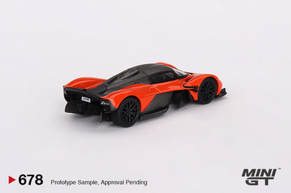 Mini GT No.678 Aston Martin Valkyrie Maximum Orange