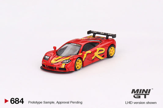 Mini GT No.684 McLaren F1 GTR 1996 Presentation