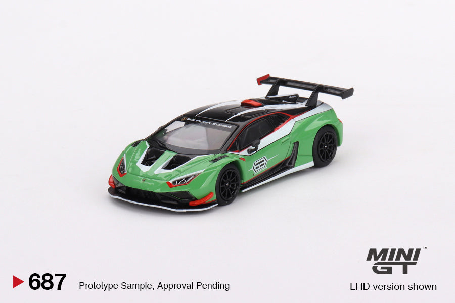 *Pre-Order* Mini GT No.687 Lamborghini Huracán GT3 EVO2 Presentation