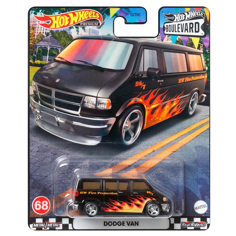 Hot Wheels Premium Boulevard Series #68 Dodge Van - Japanese Stock