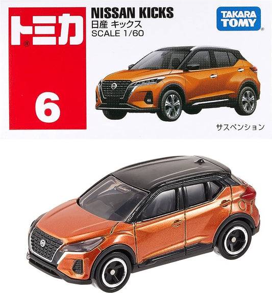 Tomica No.6 Nissan Kicks (Orange)