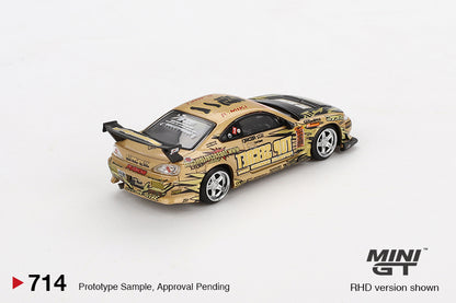 *Pre-Order* Mini GT No.714 Nissan Silvia (S15) Top Secret D1GP (Blister Pack)
