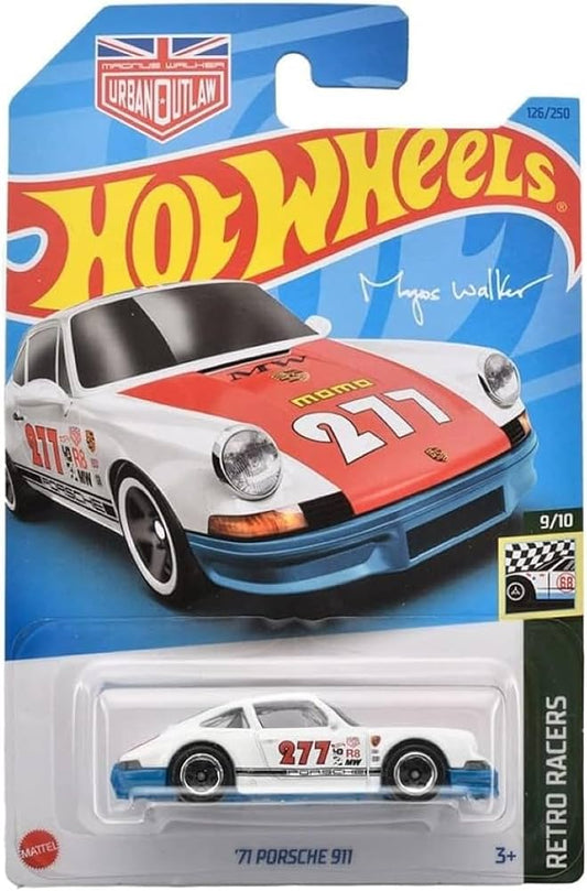 Hot Wheels Retro Racers 9/10 '71 Porsche 911 - Japanese Card