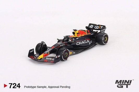 *Pre-Order* Mini GT No.724 Oracle Red Bull Racing RB19 #1 Max Verstappen 2023 F1 2023 Bahrain GP Winner