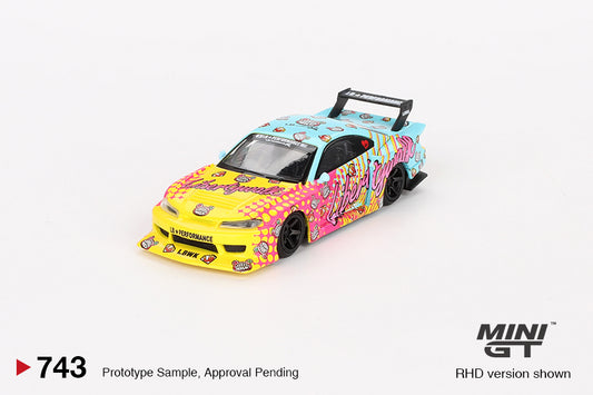 Mini GT No.743 Nissan Silvia (S15) LB-Super Silhouette LBWK KUMA (Blister Pack) - MIJO Exclusives