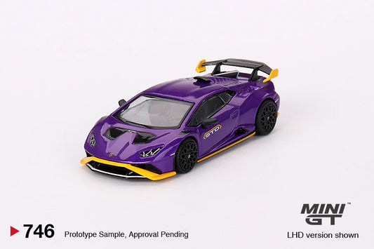 *Pre-Order* Mini GT No.746 Lamborghini Huracán STO Viola Pasifae