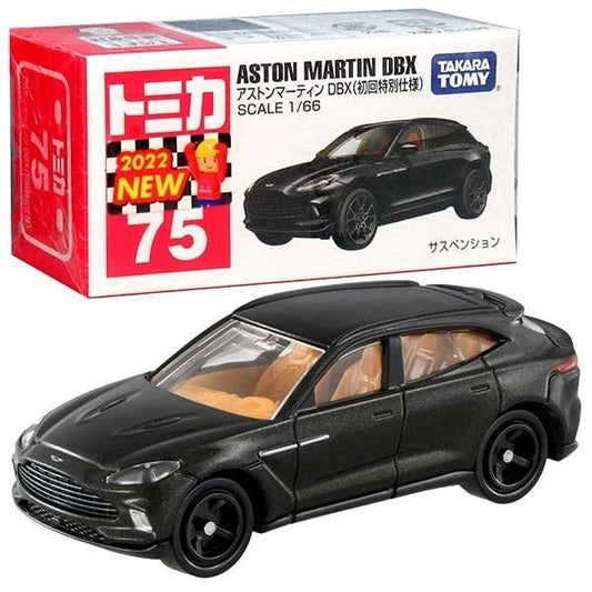 Tomica No.75 Aston Martin DBX (Black) - First Edition