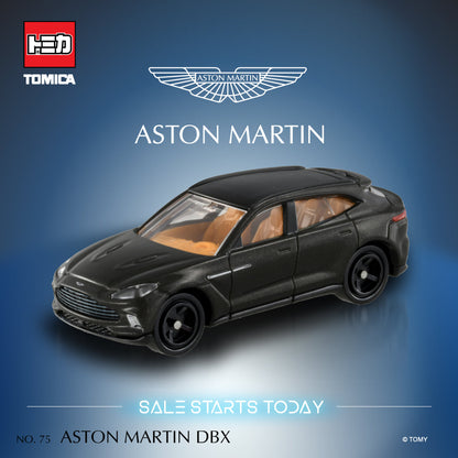 Tomica No.75 Aston Martin DBX (Black) - First Edition